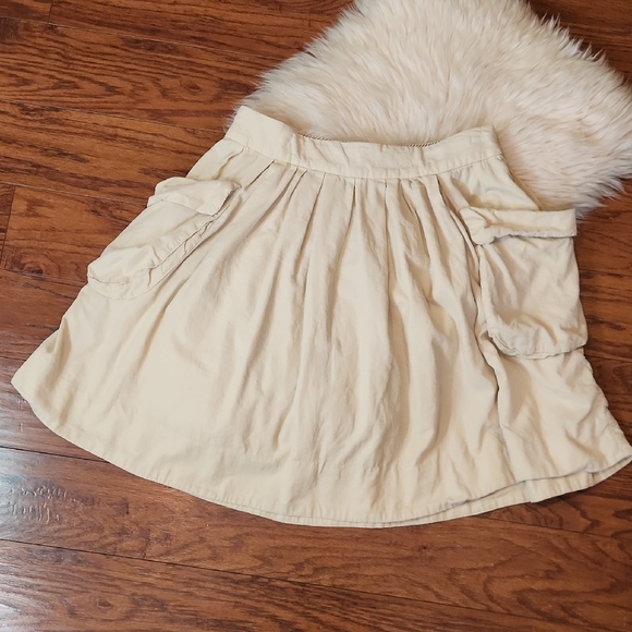 Anthropologie Dresses & Skirts - Anthropologie Maeve Effortless Cream Pull On Corduroy Skirt